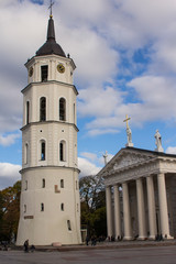 Obraz premium The Cathedral Basilica of St Stanislaus and St Ladislaus of Vilnius . Lithuania