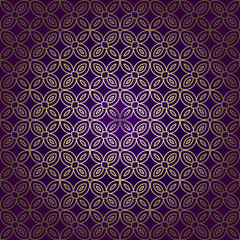 Vector Seamless Pattern With Abstract Geometric Style. Repeating Sample Figure And Line. Paper For Scrapbook.