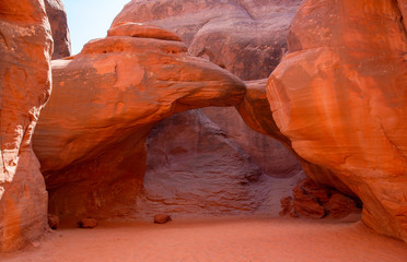 Sand Dune Arch in Arches National Park, Utah, USA