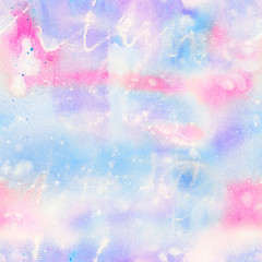 Materiał do szycia Abstract smoky seamless watercolor texture, pastel, vivid color palette.