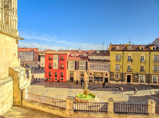 Fototapeta na wymiar Burgos cityscape, Spain