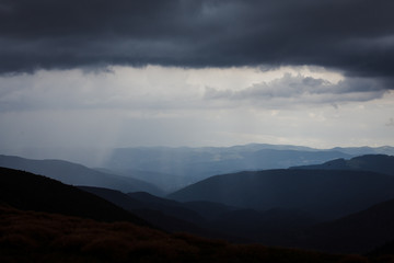 Fototapeta premium dark clouds after rain