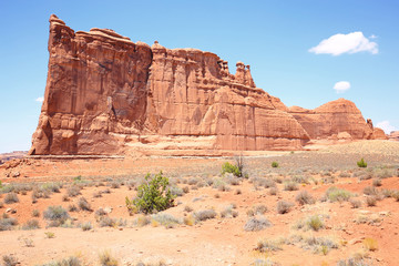 Fototapeta premium Scenic landscape in Arches National Park, Utah, USA