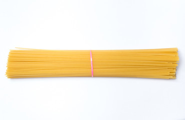 spaghetti isolated on white background