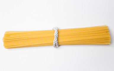 spaghetti isolated on white background