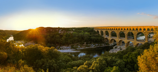Aquaduct Pont du Gard - Provence Frankrijk