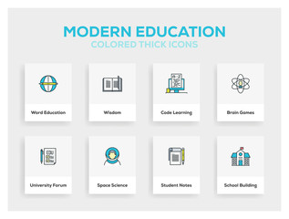 Modern Education Infographic Design