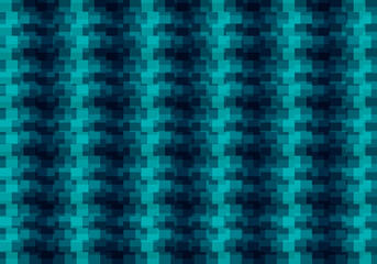 Blue abstract textured polygonal background. Blurry rectangular pattern design vector