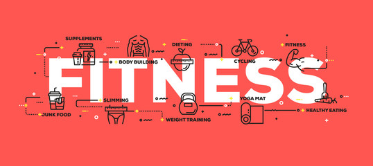 FITNESS BANNER CONCEPT