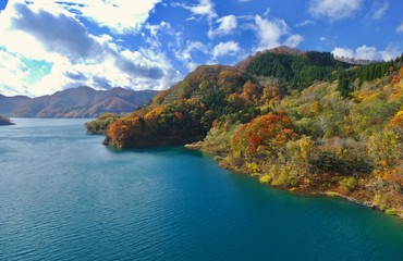 Obraz premium 《玉川ダム》秋田県仙北市