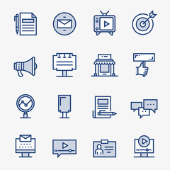 Advertisement Icon Concept