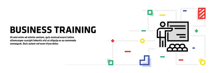 Business Training Banner Concept