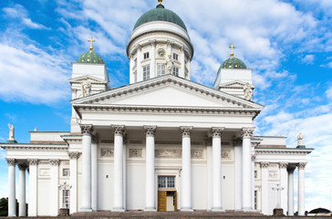 Fototapeta na wymiar Helsinki Cathedral in Finland