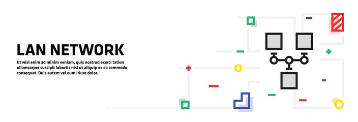 Lan Network Banner Concept