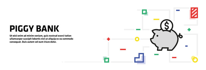 Piggy Bank Banner Concept