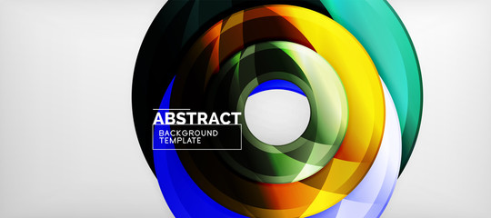 Obraz premium Modern geometrical abstract background, vector design