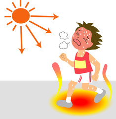 夏バテアスリート