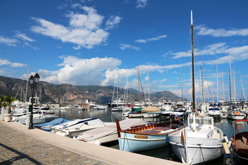 Fototapeta premium Port of Saint-Jean-Cap-Ferrat , France