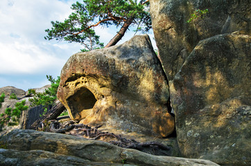 Interesting rocks in the mountains