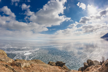 iced sea and sky