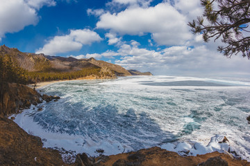 lake in the mountains