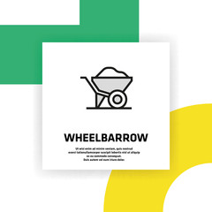 Wheelbarrow Icon Concept