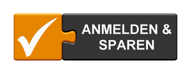 Häkchen auf Button: Anmelden und Sparen