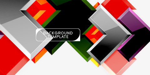 Abstract arrows composition background