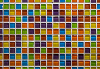 Colorful mosaic tile