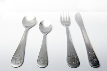 child set of utensils 
