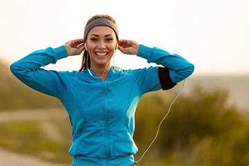 Naklejka premium Get ready for the morning run!