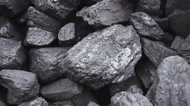 coal closeup on coal background