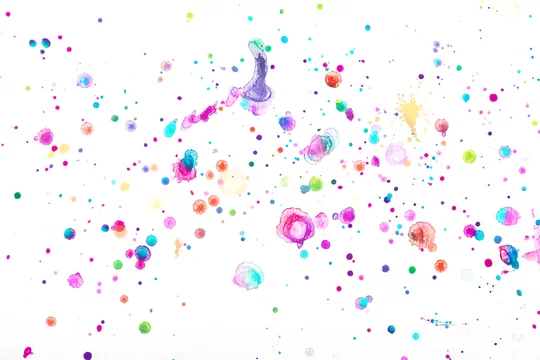 カラフルに飛び散った絵の具 Stock イラスト Adobe Stock