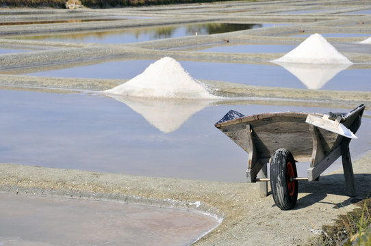 Mulon - travail de paludier - Marais salants