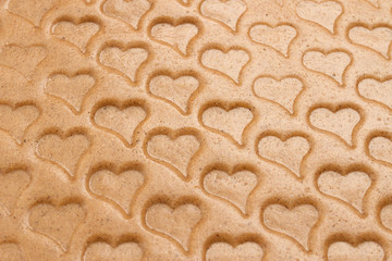Cookies background for Valentines