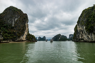 Obraz premium Ha Long bay in Vietnam.world heritage site