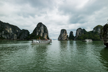 Ha Long bay in Vietnam.world heritage site