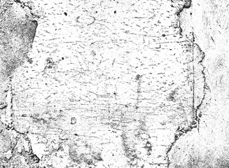 Distress old cracked concrete wall textures. EPS8 vector.