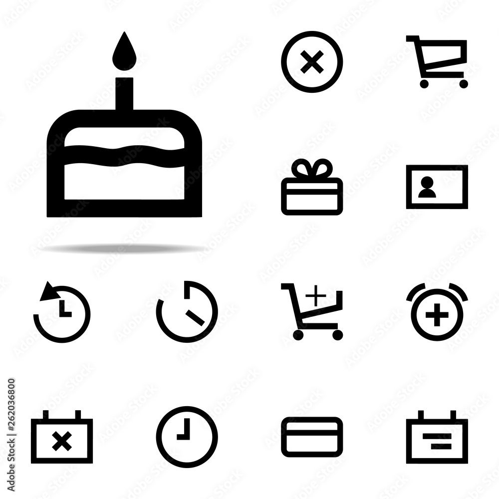 Poster cake icon. web icons universal set for web and mobile