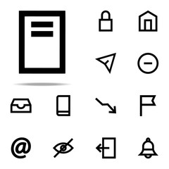 notebook icon. web icons universal set for web and mobile