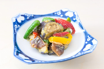 茄子の味噌炒め