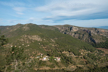 Obraz premium The Agujas de santa agueda in Benicasim, Spain