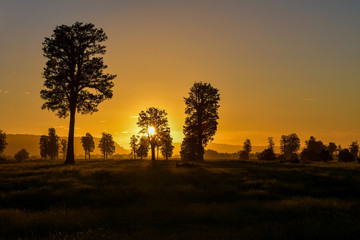 Sonnenuntergang Neuseeland