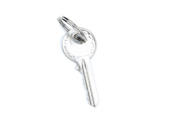 House key isolated on white background