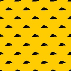 Clouds pattern seamless vector repeat geometric yellow for any design