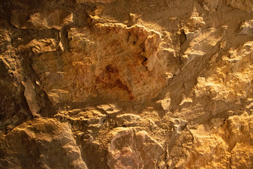 Obraz na płótnie Canvas Yellow rock texture