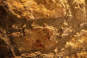 Yellow rock texture.