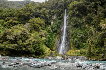 Thunder Creek Falls New Zealand