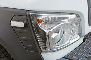 Fototapeta premium headlight of a modern lorry