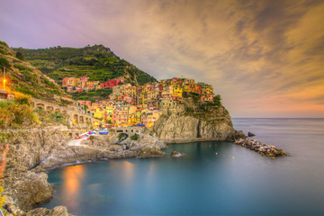 Naklejka premium Manarola, Cinque Terre, Italien